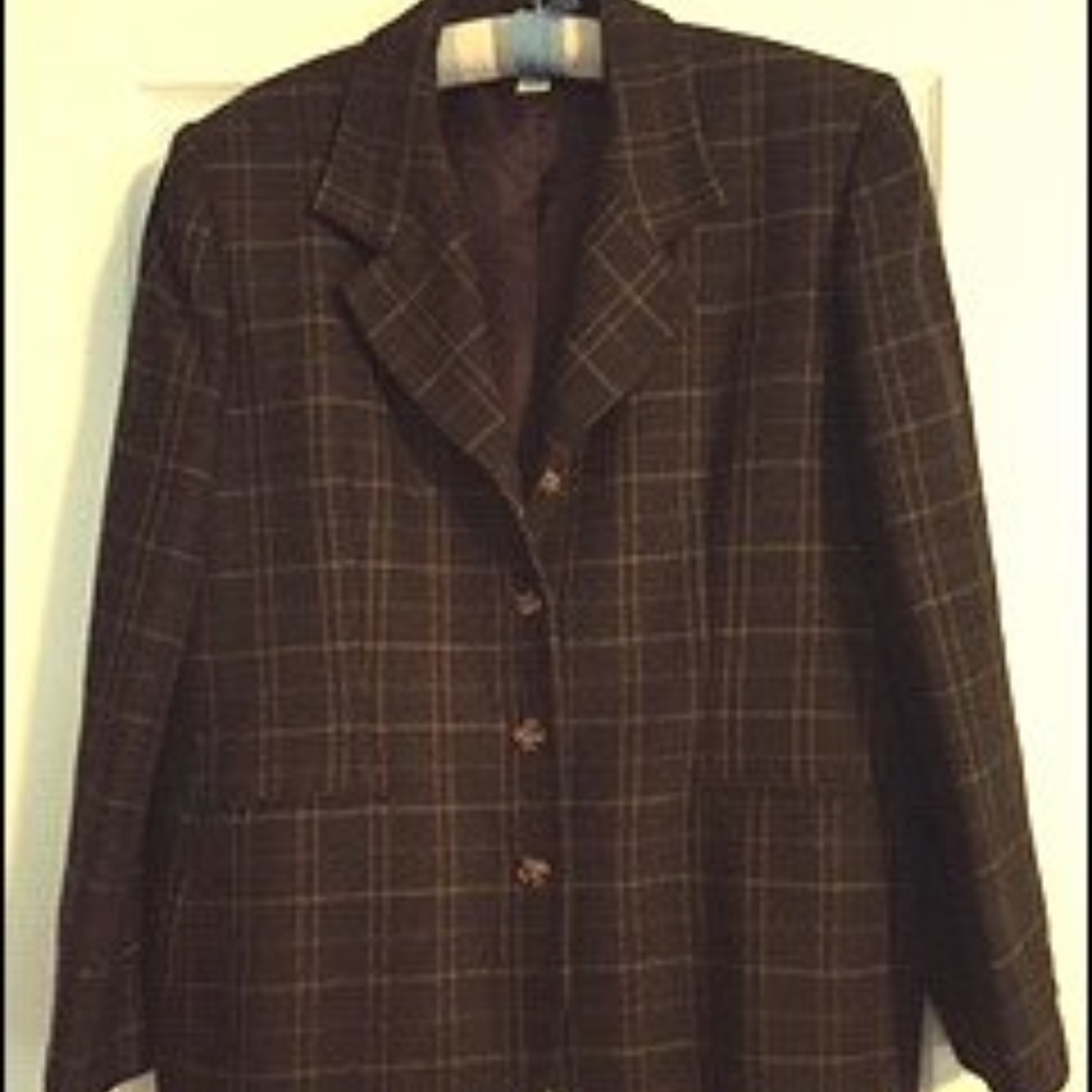 Brown Check Jacket